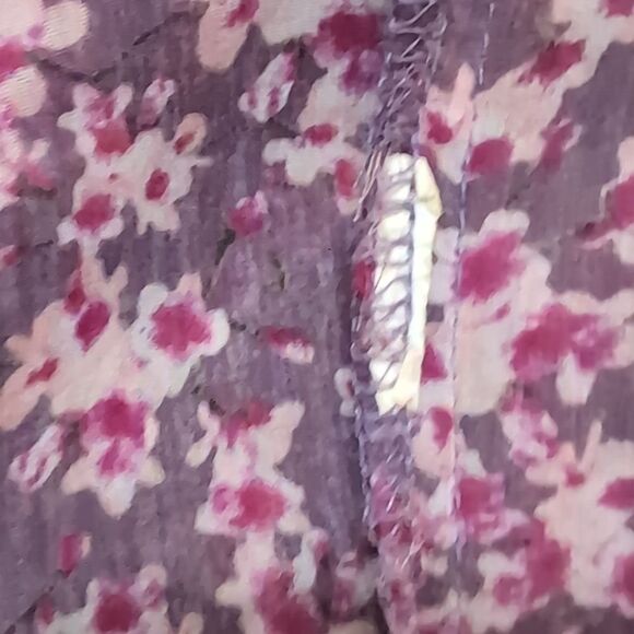 Cherry blossom sheer chiffon high low tunic size M - Picture 6 of 6